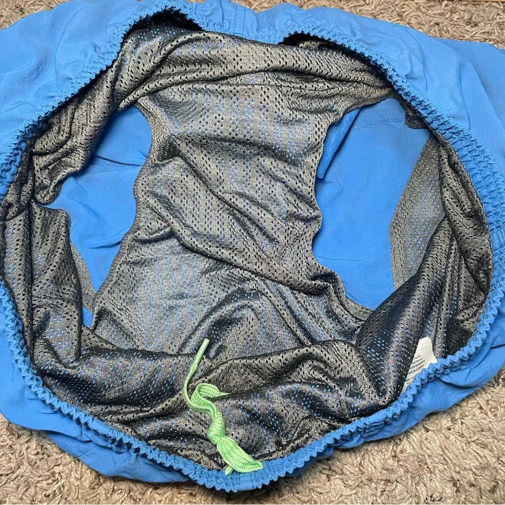 Patagonia Shorts Mens‎ XL Blue Baggies Swim Trunks Nylon Mesh Lined Outdoor